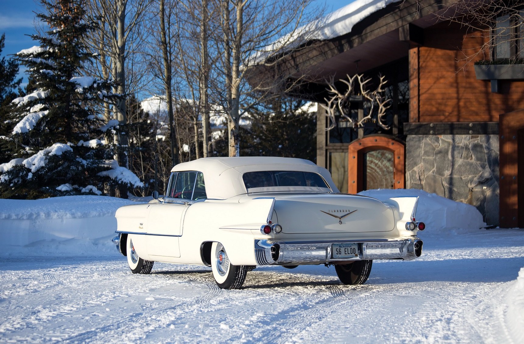 1956, Cadillac, Eldorado, Biarritz, Cars, Convertible, Classic Wallpaper