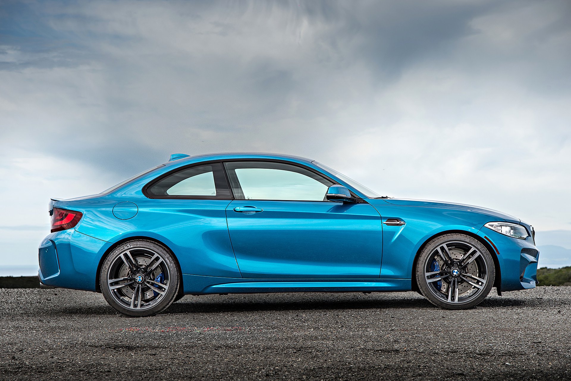 2016, Bmw, M2, Coupe, Blue, Cars Wallpaper