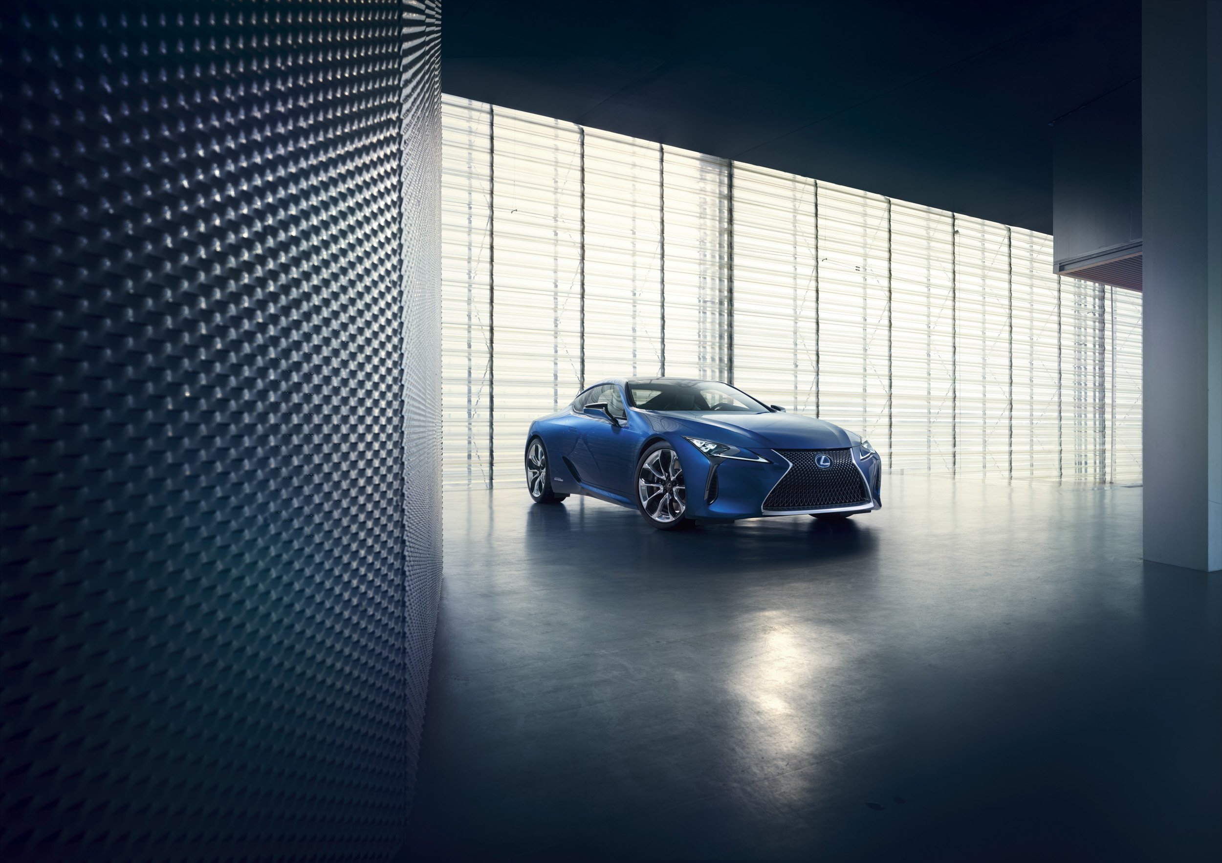 lexus, Lc, 500h, Cars, 2016, Blue Wallpaper