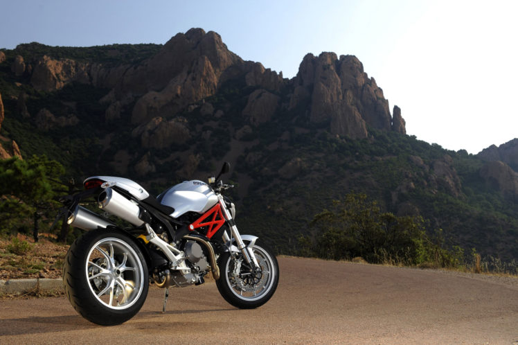 2009, Ducati, Monster, 1100 HD Wallpaper Desktop Background