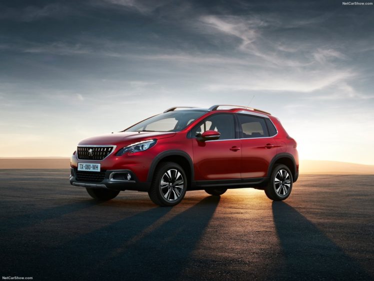 peugeot, 2008, Cars, Red, 2016 HD Wallpaper Desktop Background