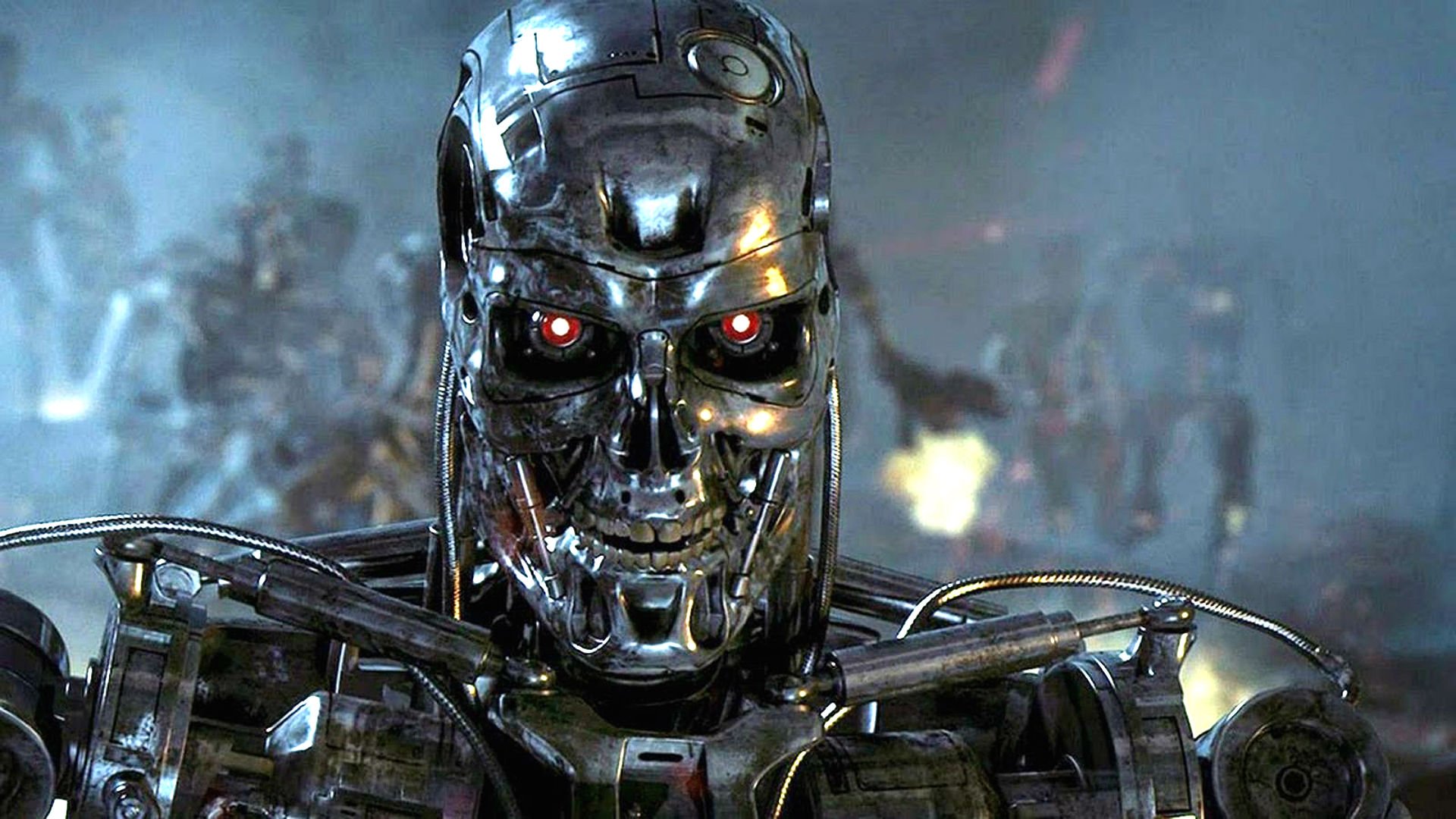 terminator, Robot, Cyborg, Sci fi, Futuristic Wallpaper