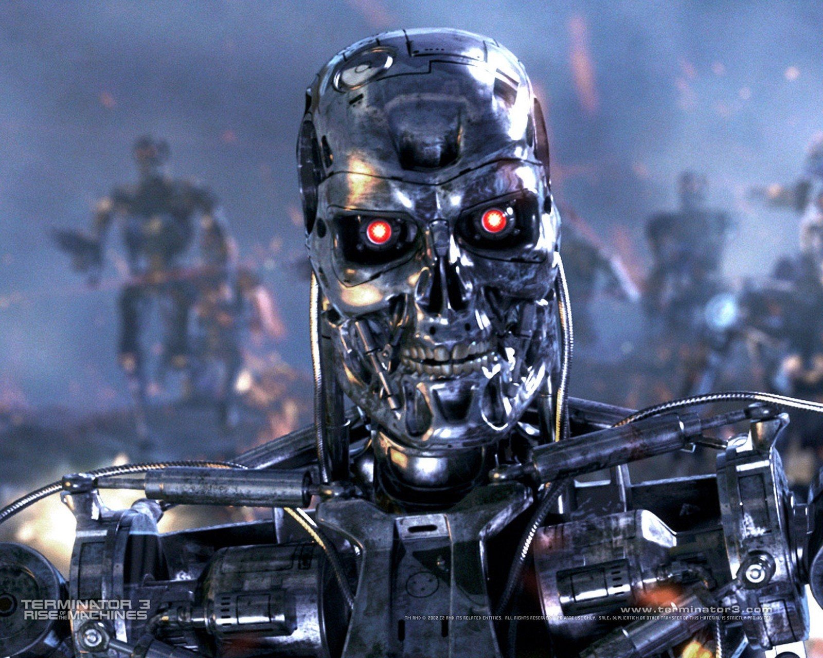 terminator, Robot, Cyborg, Sci fi, Futuristic Wallpaper