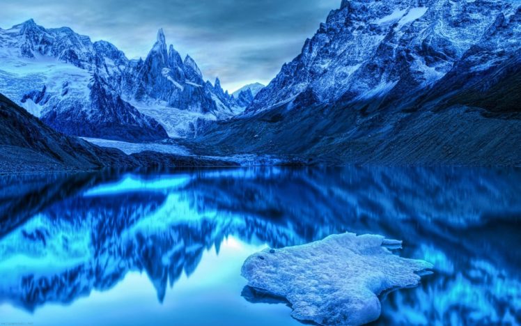 paisaje, Invernal, Naturaleza, Hielo, Lago HD Wallpaper Desktop Background