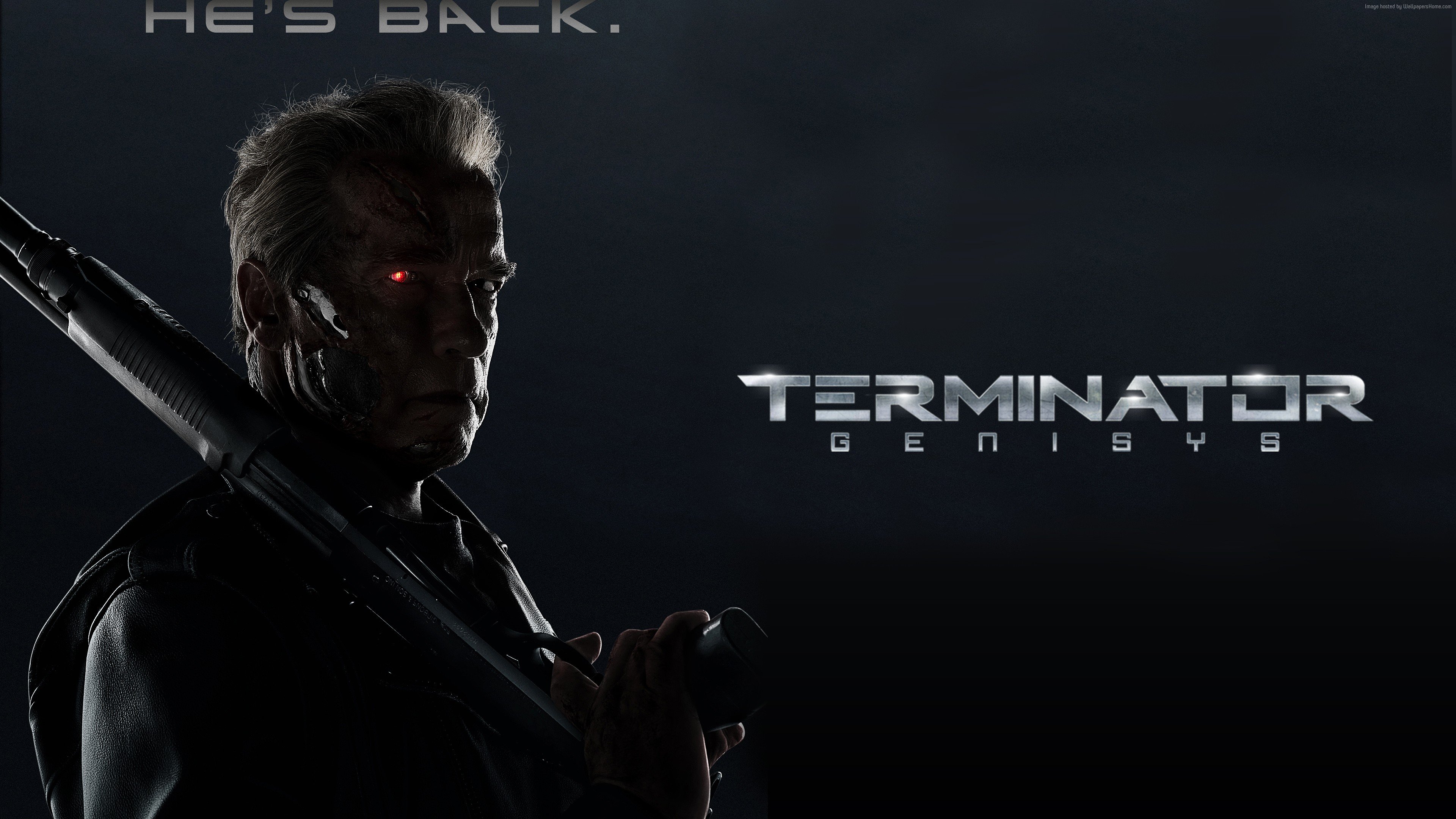 terminator, Robot, Cyborg, Sci fi, Futuristic, Poster Wallpaper