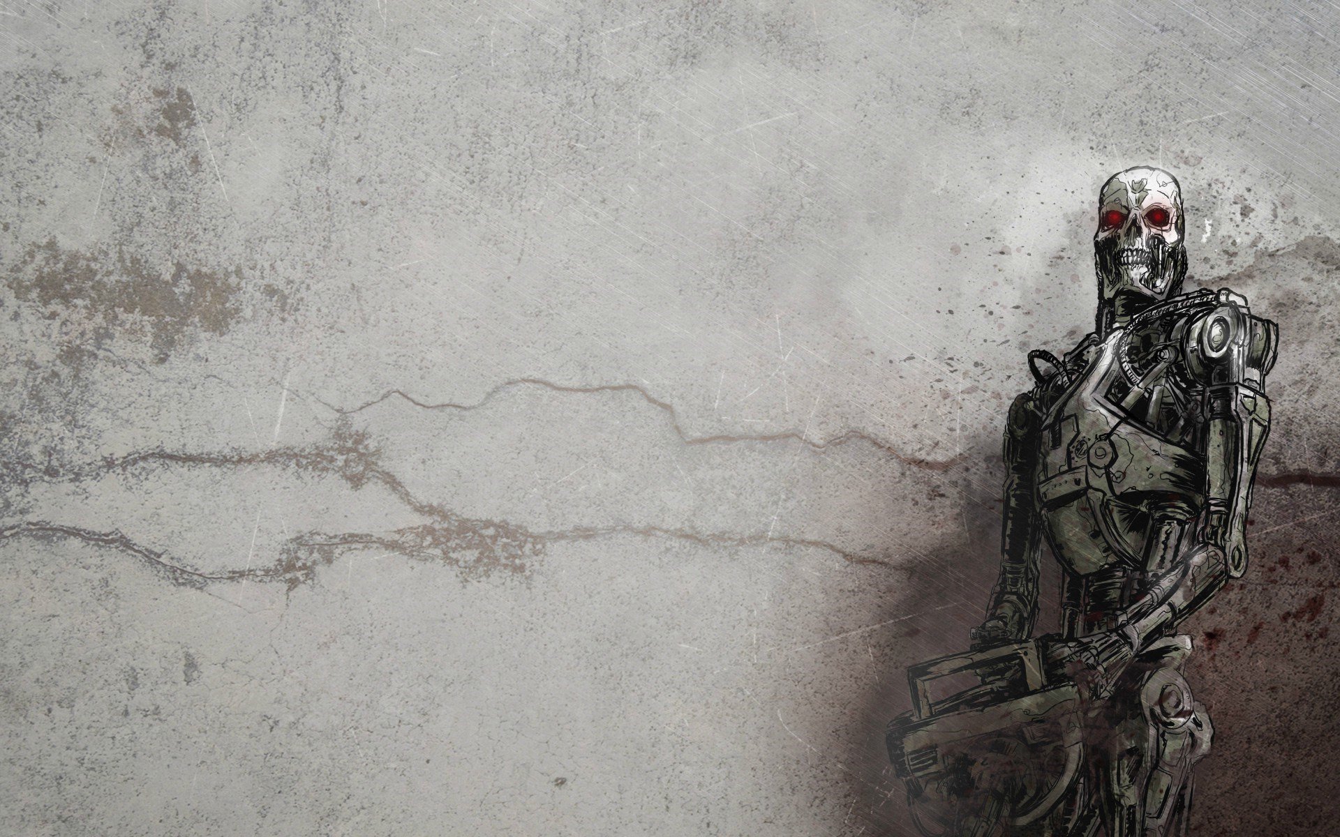 terminator, Robot, Cyborg, Sci fi, Futuristic Wallpaper