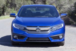 2016, Honda, Civic, Cars, Blue, Coupe