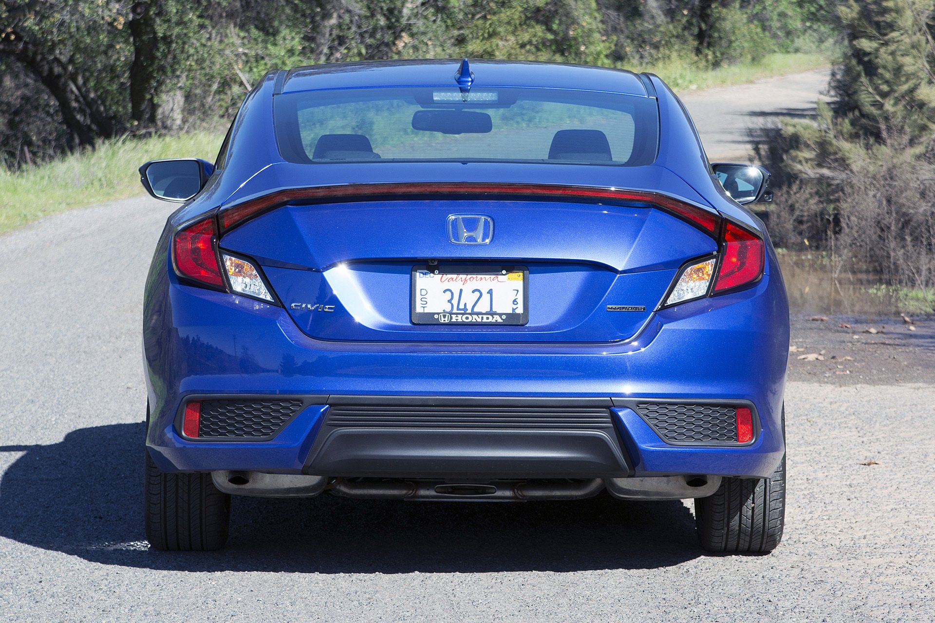 2016, Honda, Civic, Cars, Blue, Coupe Wallpaper