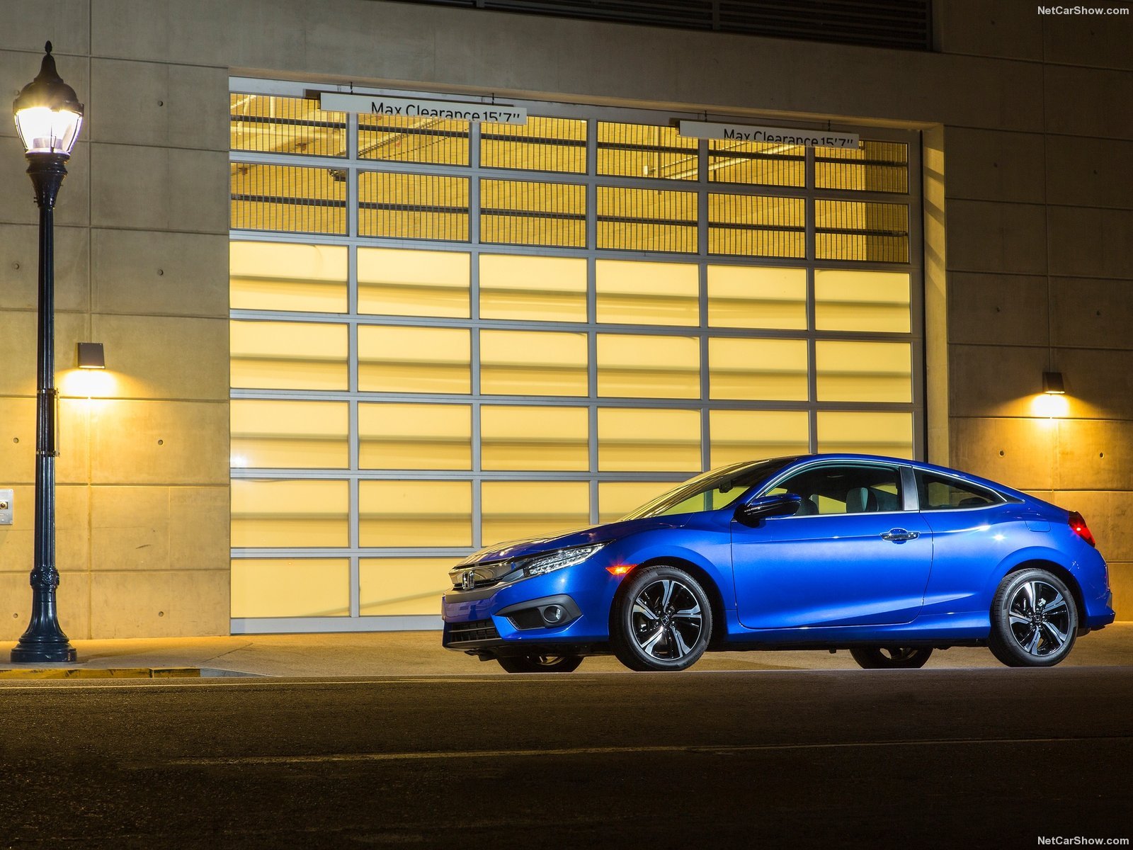 2016, Honda, Civic, Cars, Blue, Coupe Wallpaper