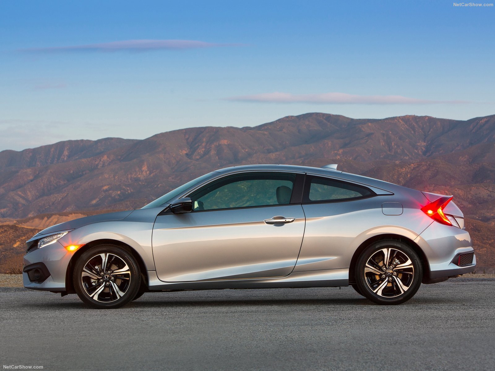 2016, Honda, Civic, Cars, Silver, Coupe Wallpaper