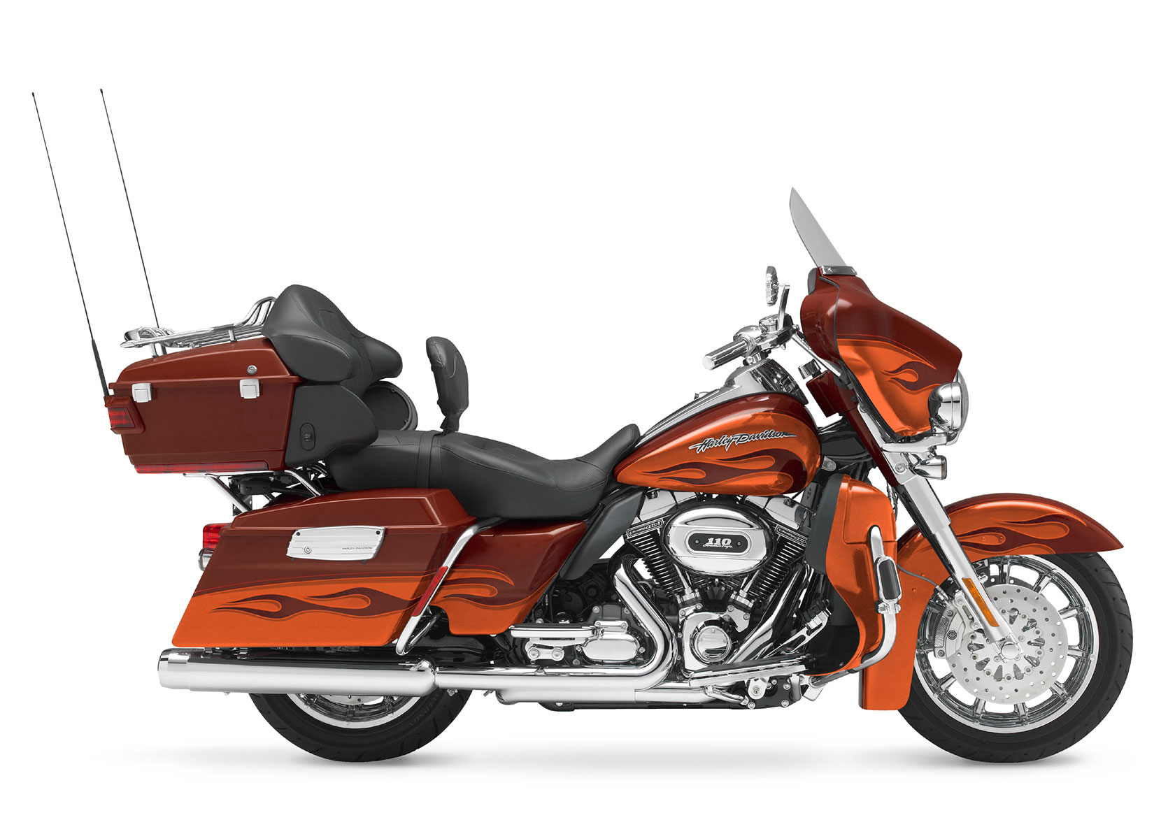 2010, Harley, Davidson, Cvo, Ultra, Classic, Electric, Glide, Flhtcuse5 Wallpaper