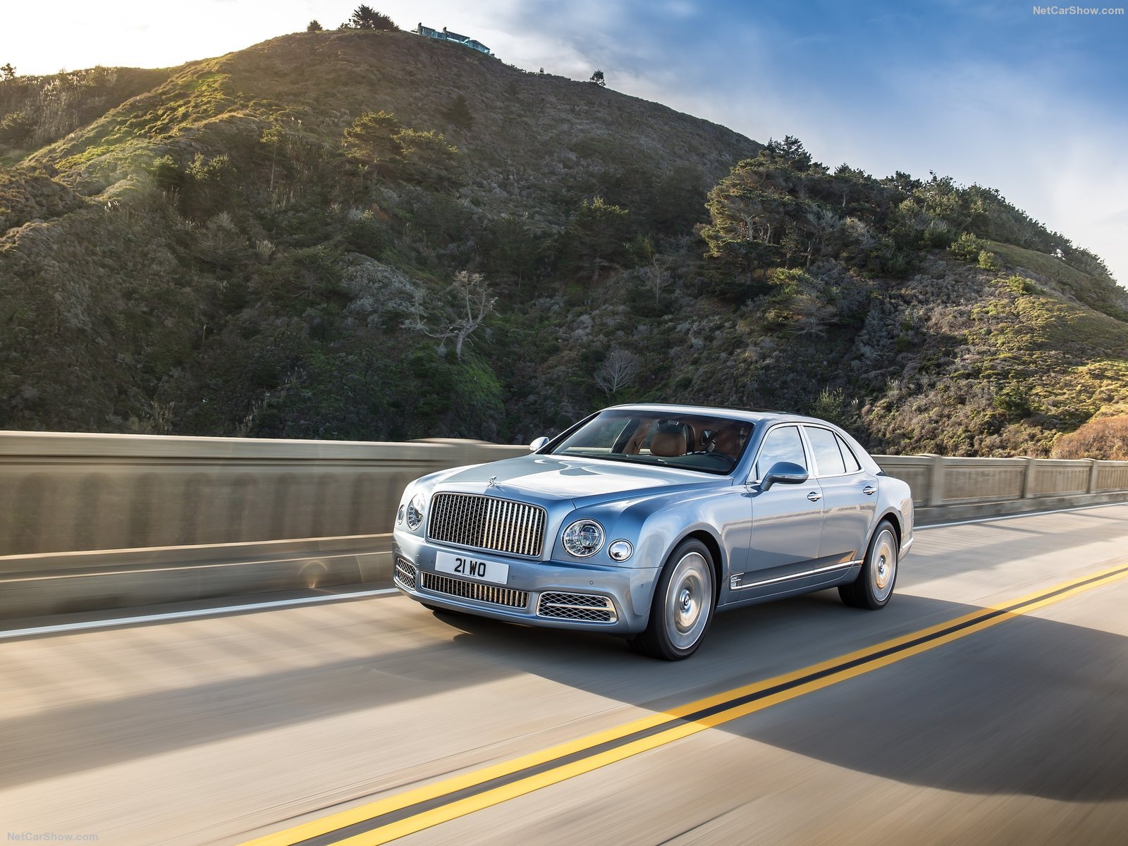 bentley, Mulsanne, Cars, Luxury, Sedan, Blue, 2016 Wallpaper