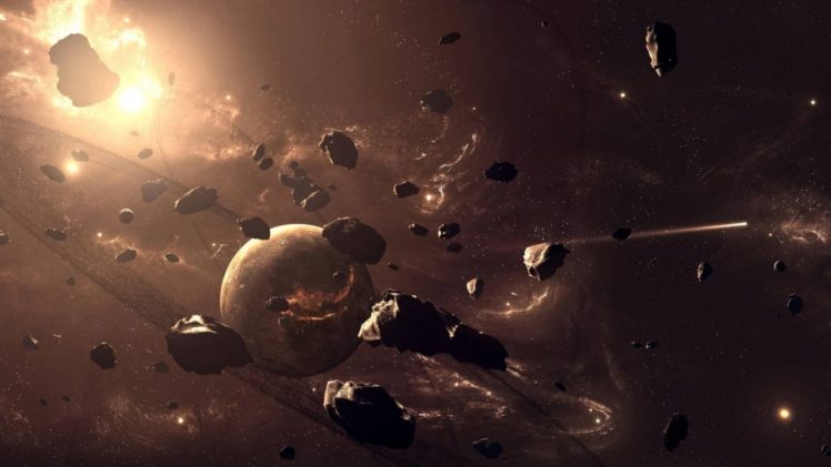 asteroides, Espacio, Planetas, Naturaleza, Universo HD Wallpaper Desktop Background