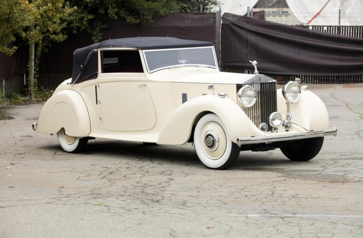 rolls, Royce, Phantom, Ii, Drophead, Coupe, Cars, Classic, 1935 HD Wallpaper Desktop Background