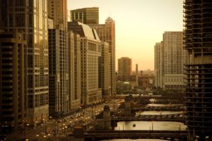 cityscapes, Chicago, Architecture, Bridges, Urban, Buildings, Cities