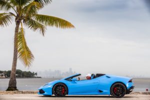 2016, Lamborghini, Huracan, Cars, Blue, Spyder