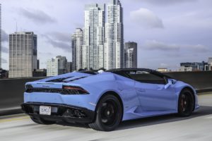 2016, Lamborghini, Huracan, Cars, Blue, Spyder