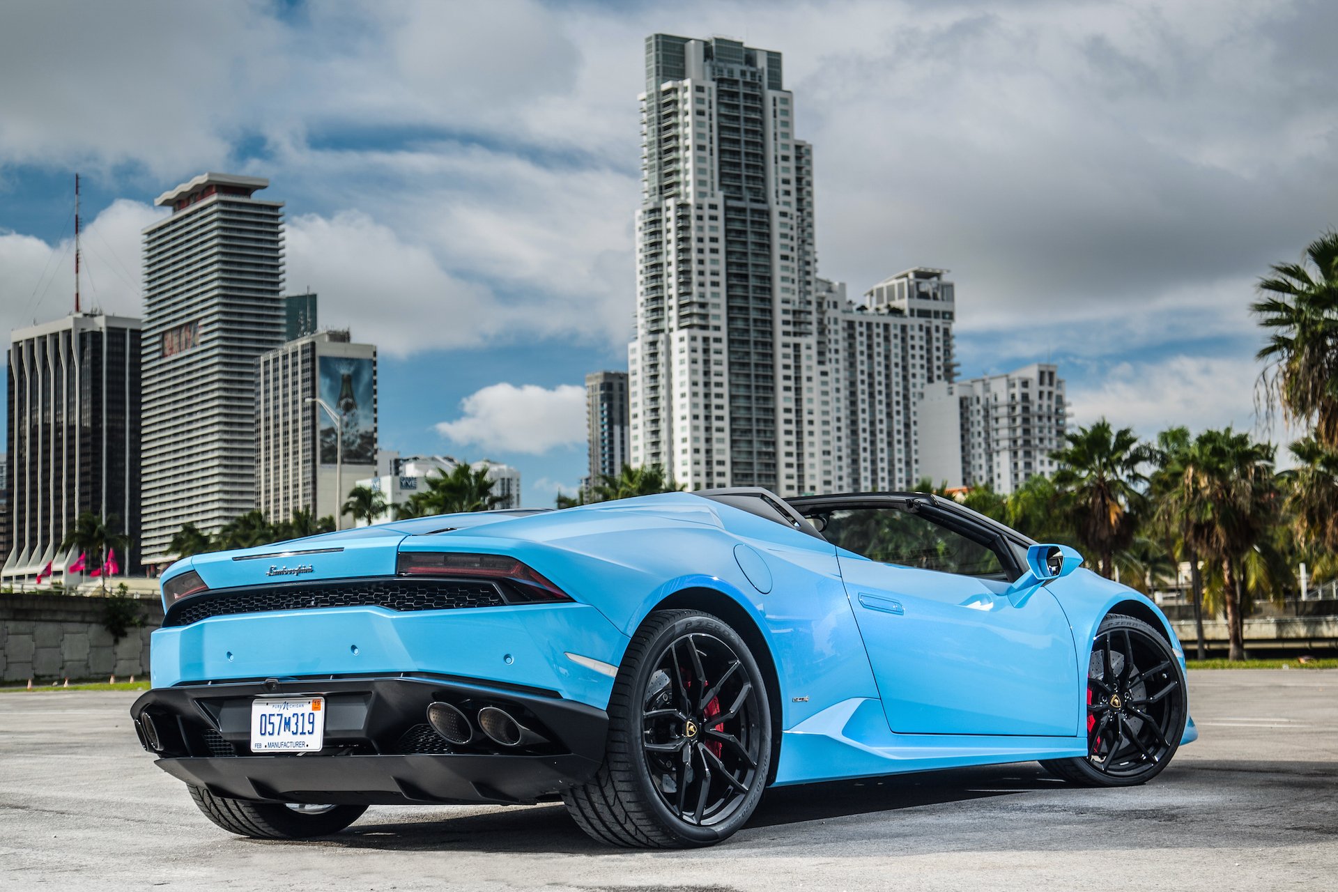 2016, Lamborghini, Huracan, Cars, Blue, Spyder Wallpaper