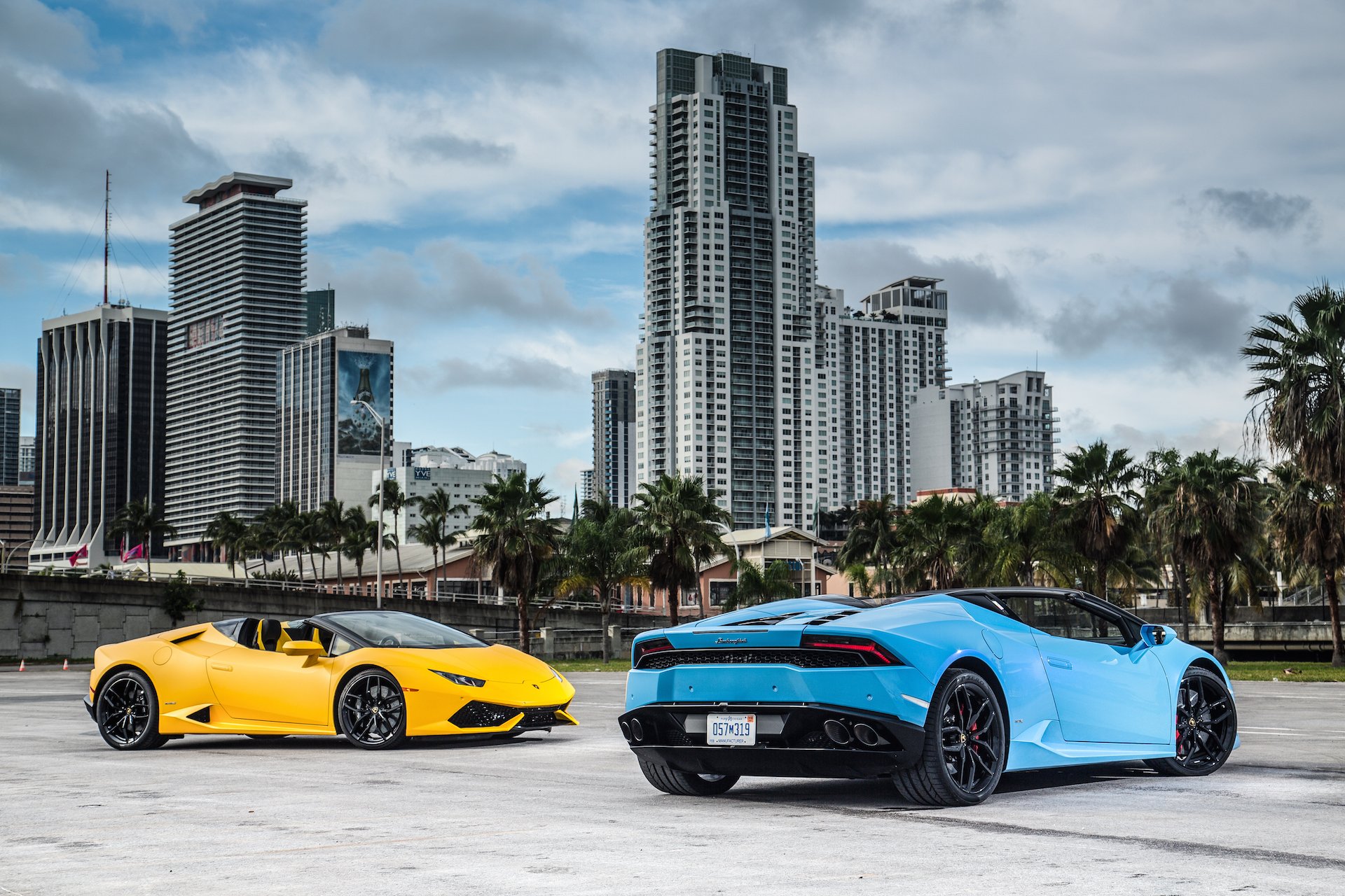 2016, Lamborghini, Huracan, Cars, Blue, Spyder Wallpapers HD / Desktop ...
