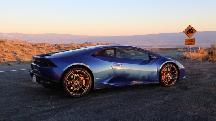 2016, Lamborghini, Huracan, Cars, Blue, Coupe HD Wallpaper Desktop Background