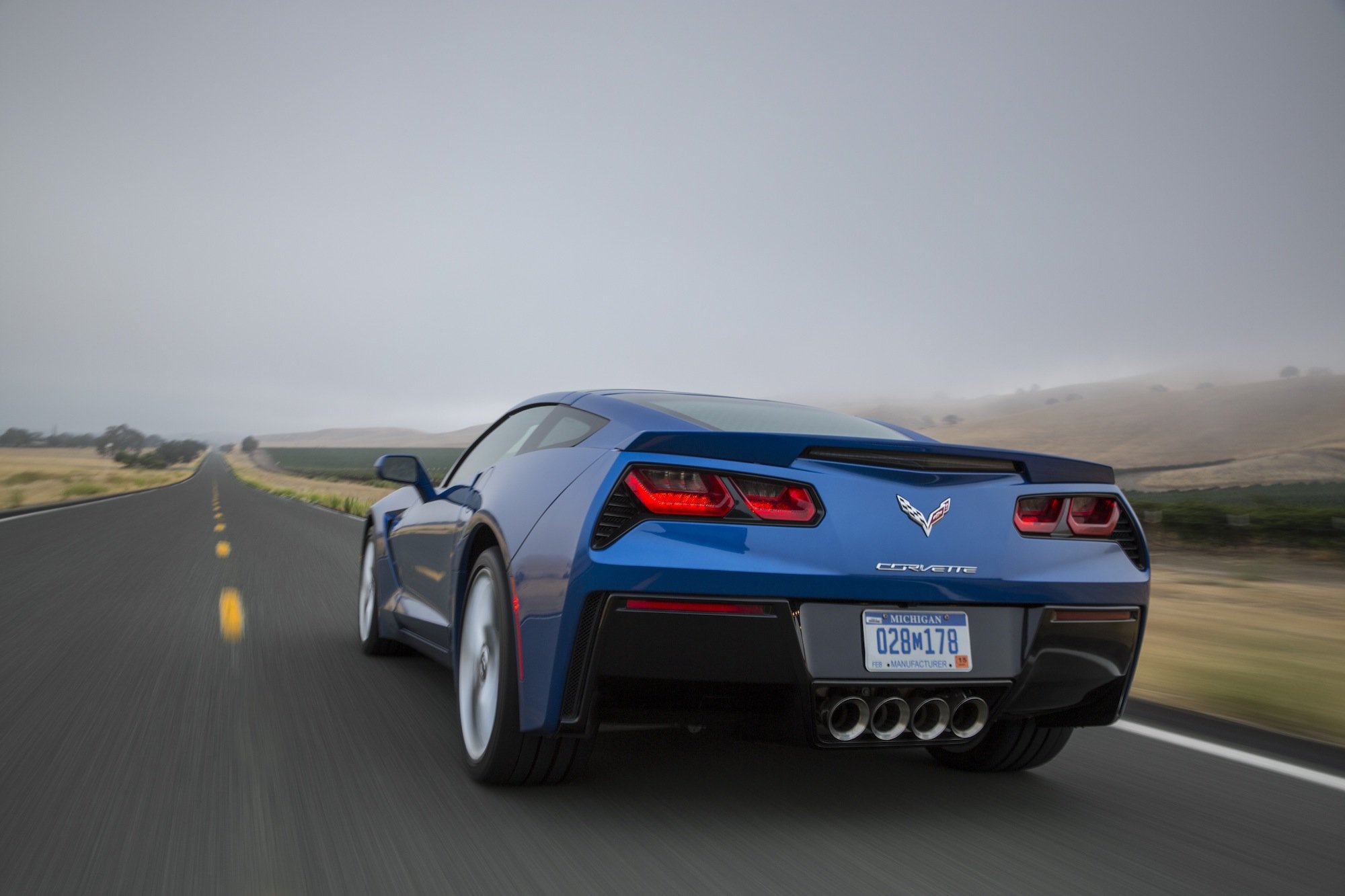 2014, Chevrolet, Corvette, Stingray, Coupe, Cars, Blue Wallpaper