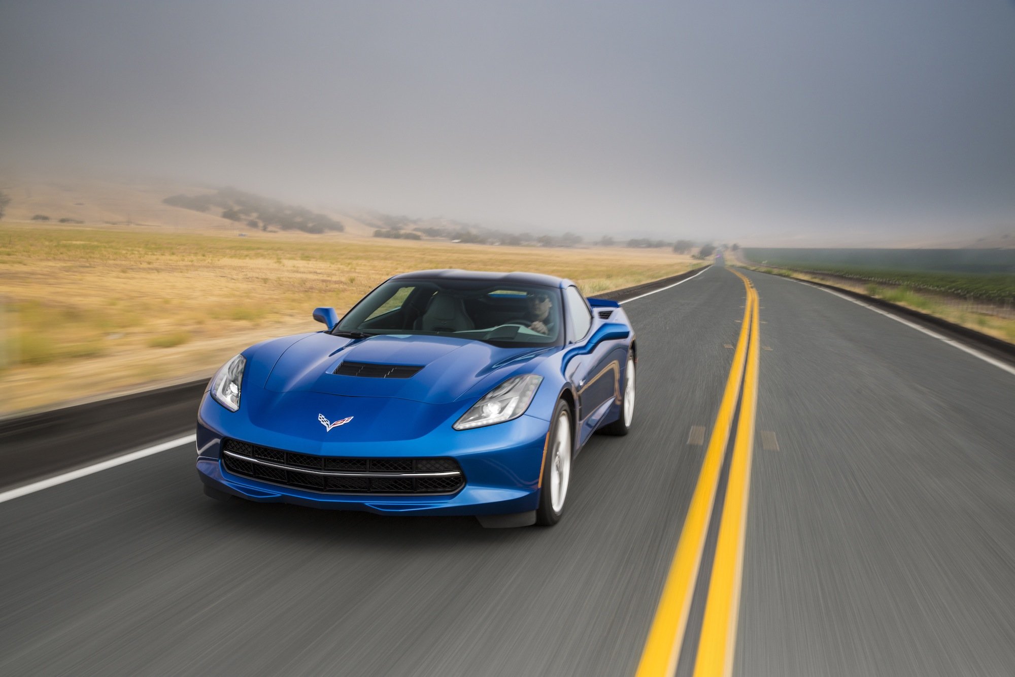 2014, Chevrolet, Corvette, Stingray, Coupe, Cars, Blue Wallpaper