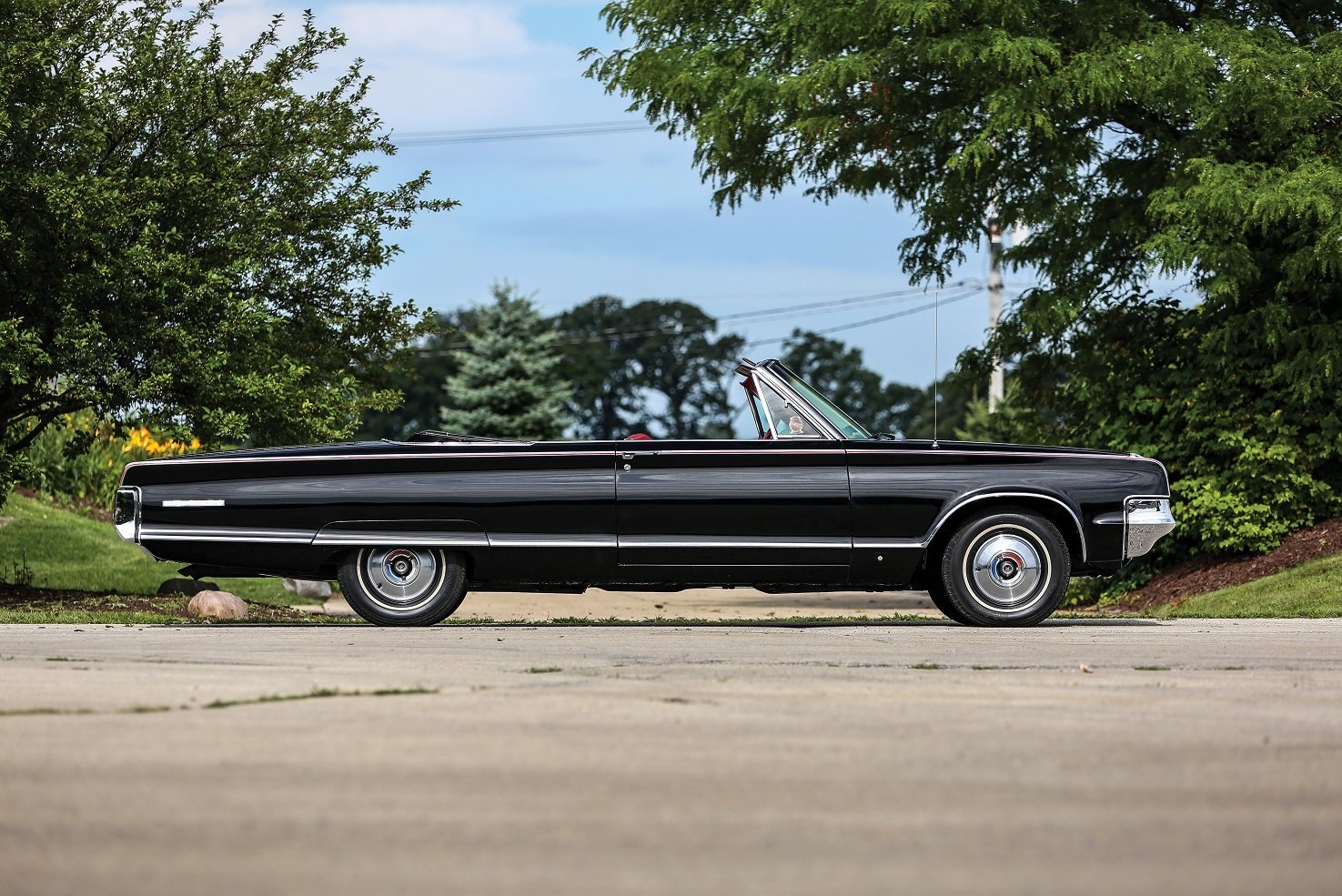 1965, Chrysler, 300l, Convertible, Black, Cars, Convertible Wallpaper