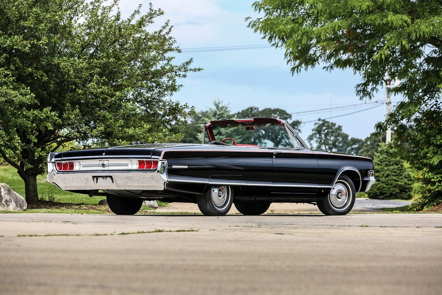 1965, Chrysler, 300l, Convertible, Black, Cars, Convertible Wallpaper