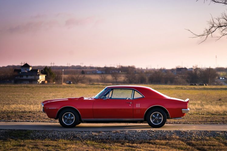 1967, Pontiac, Firebird, 400, Cars, Red, Coupe, Classic HD Wallpaper Desktop Background
