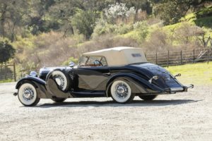mercedes, Benz, 500k, Cabriolet, 1935, Black, Classic