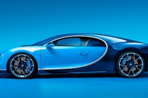 bugatti, Chiron, Cars, Supercars, Blue, 2016