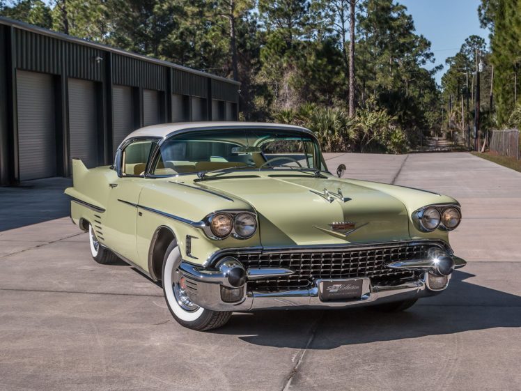 1958, Cadillac, Sixty two, Coupe, De, Ville, Classic, Cars HD Wallpaper Desktop Background