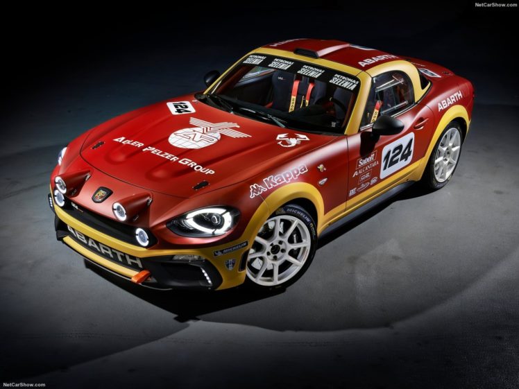 fiat, 124, Rally, Abarth, Cars, 2016 HD Wallpaper Desktop Background