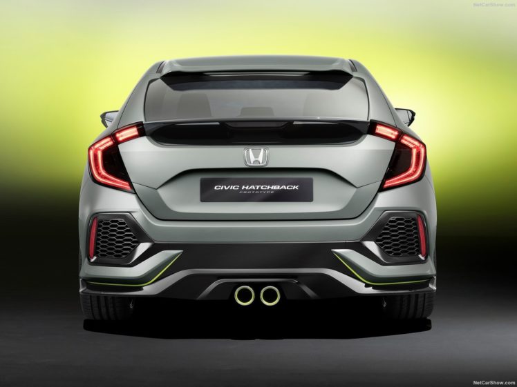 honda, Civic, Hatchback, Concept, Cars, 2016 HD Wallpaper Desktop Background