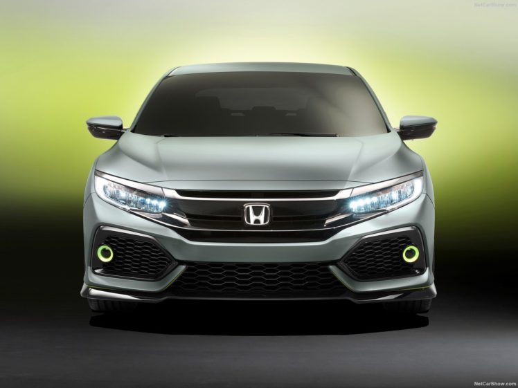 honda, Civic, Hatchback, Concept, Cars, 2016 HD Wallpaper Desktop Background