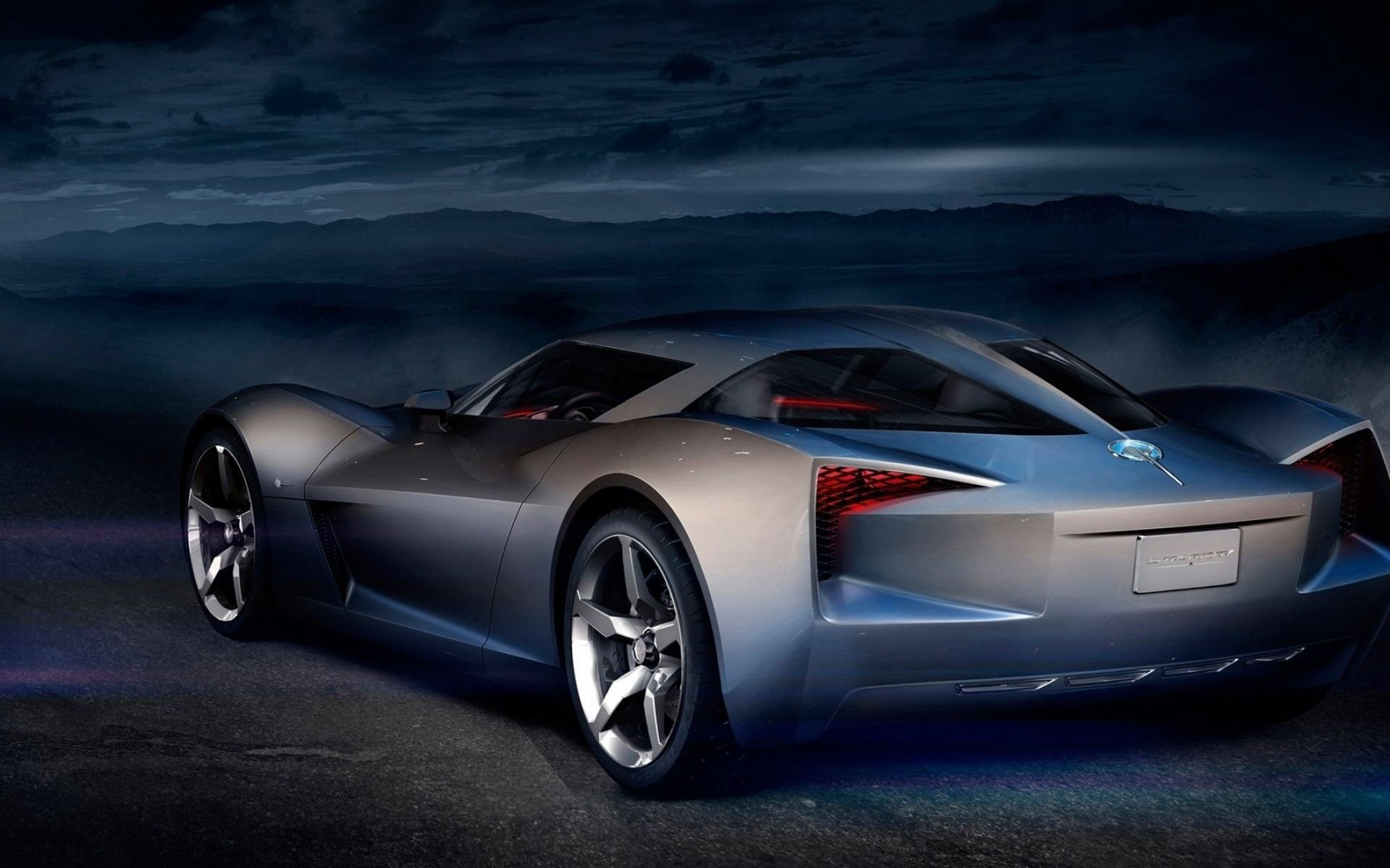 corvetter, Sports, Coccept, Coche, Gris Wallpaper