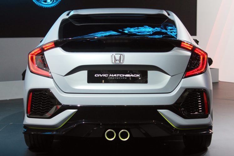 2016, Geneva, Motor, Show, Honda, Civic, Hatchback, Prototype, Cars HD Wallpaper Desktop Background