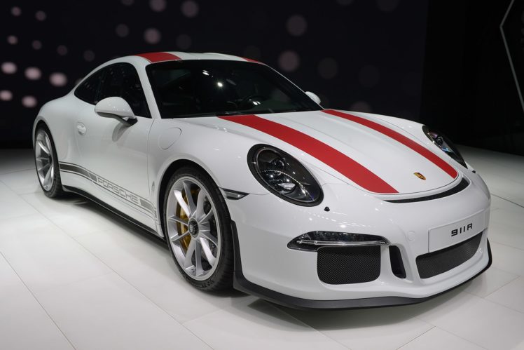 2016, Geneva, Motor, Porsche, 911, R, Coupe, Cars HD Wallpaper Desktop Background