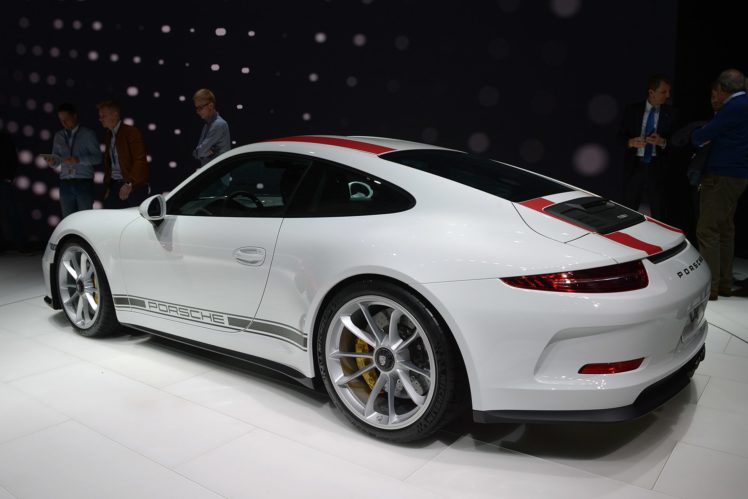 2016, Geneva, Motor, Porsche, 911, R, Coupe, Cars HD Wallpaper Desktop Background