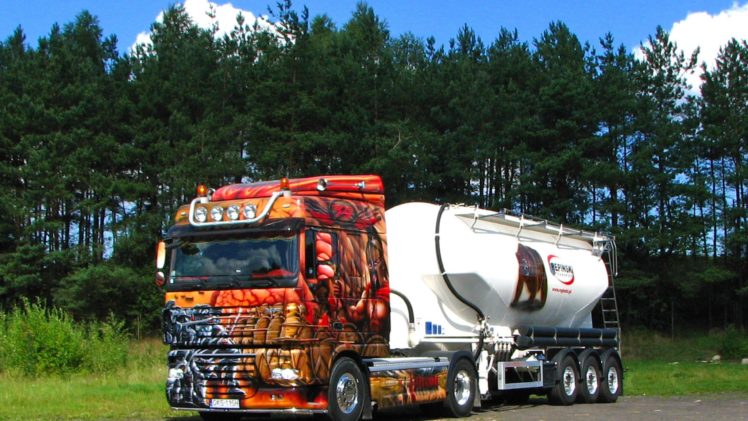 camion, Cisterna, Tuning, Transportes HD Wallpaper Desktop Background