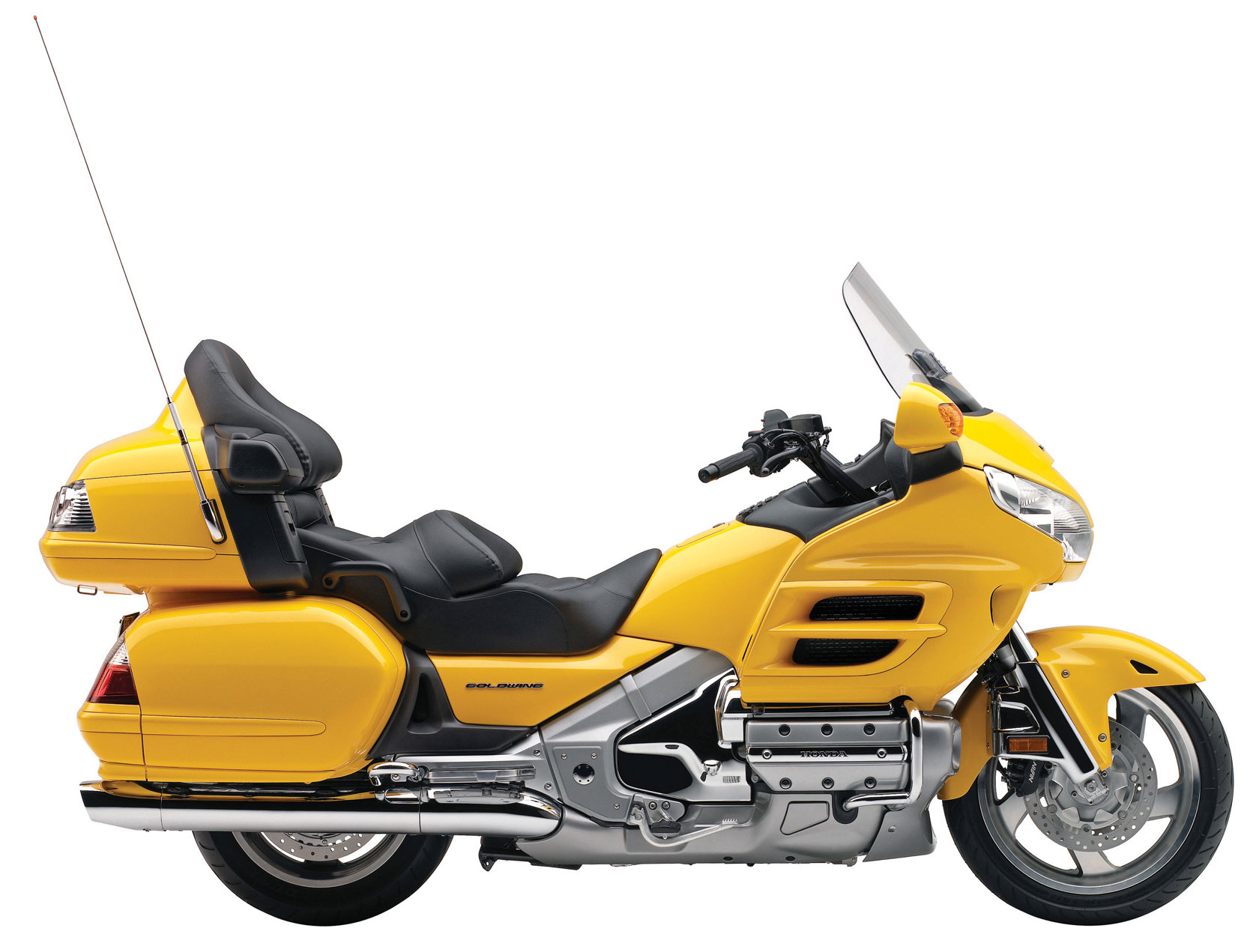 2009, Honda, Gl1800, Gold, Wing Wallpaper
