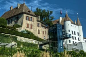 castillo, Ginebra, Suiza, Arquitectura