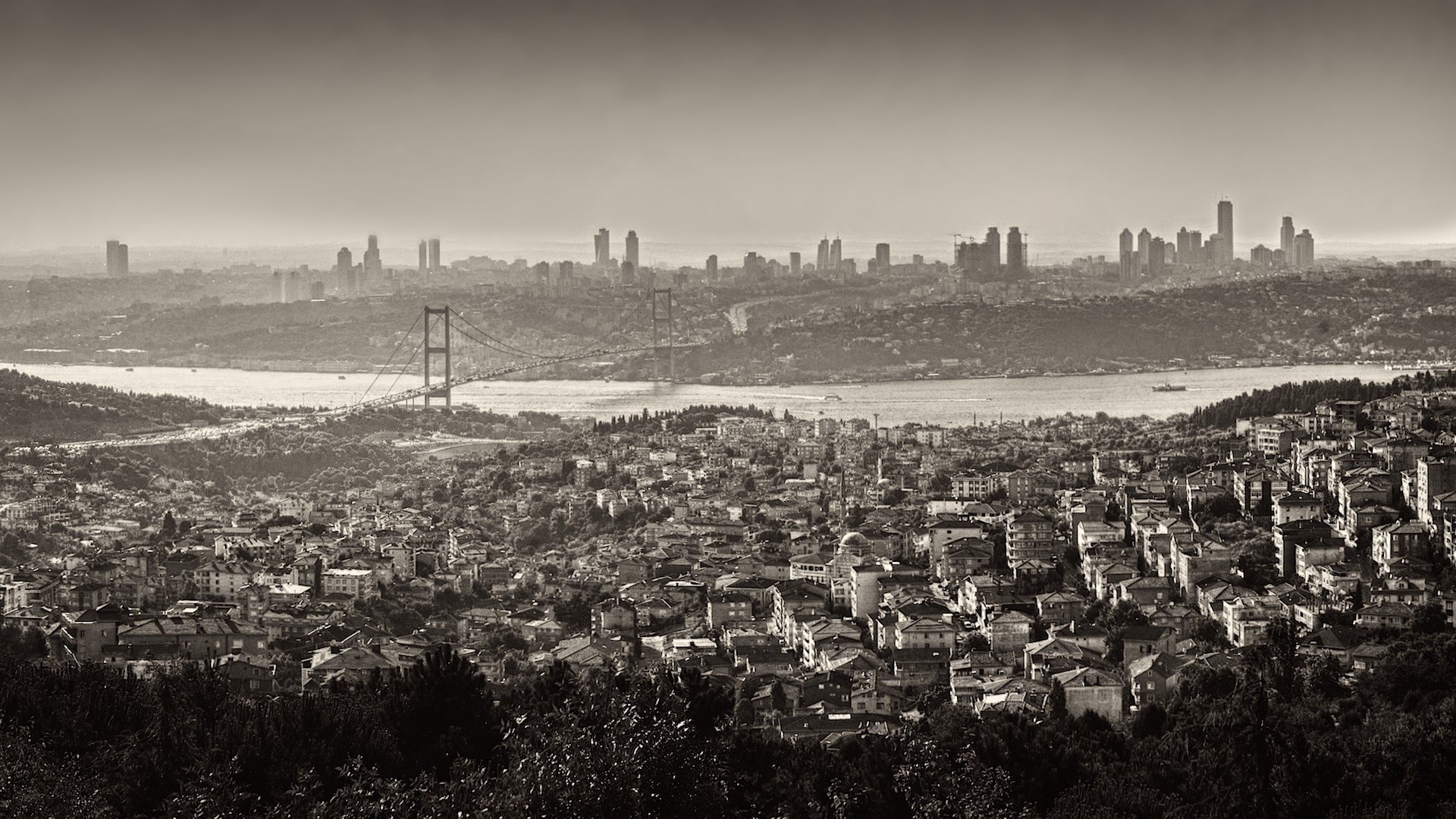 istanbul, City, Turkey, Amazing, Beautiful, Sea, Bridge Wallpaper