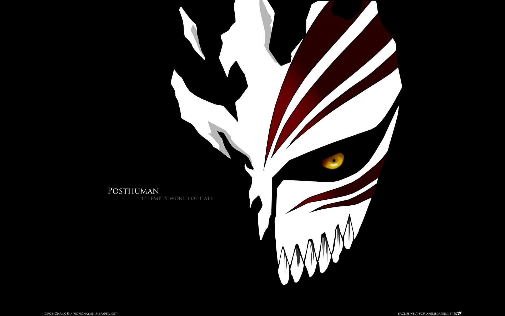 bleach, Hate, Hollow, Mask Wallpaper