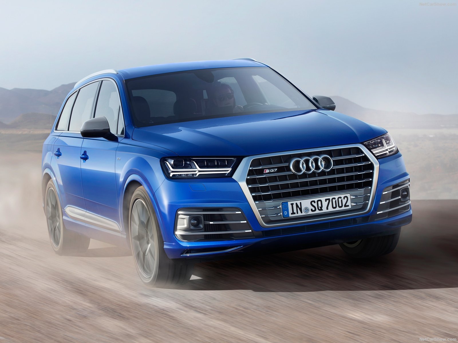 audi, Sq7, Tdi, Cars, Suv, Blue, 2016 Wallpaper