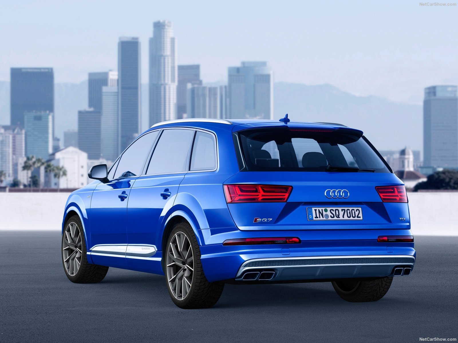 audi, Sq7, Tdi, Cars, Suv, Blue, 2016 Wallpaper