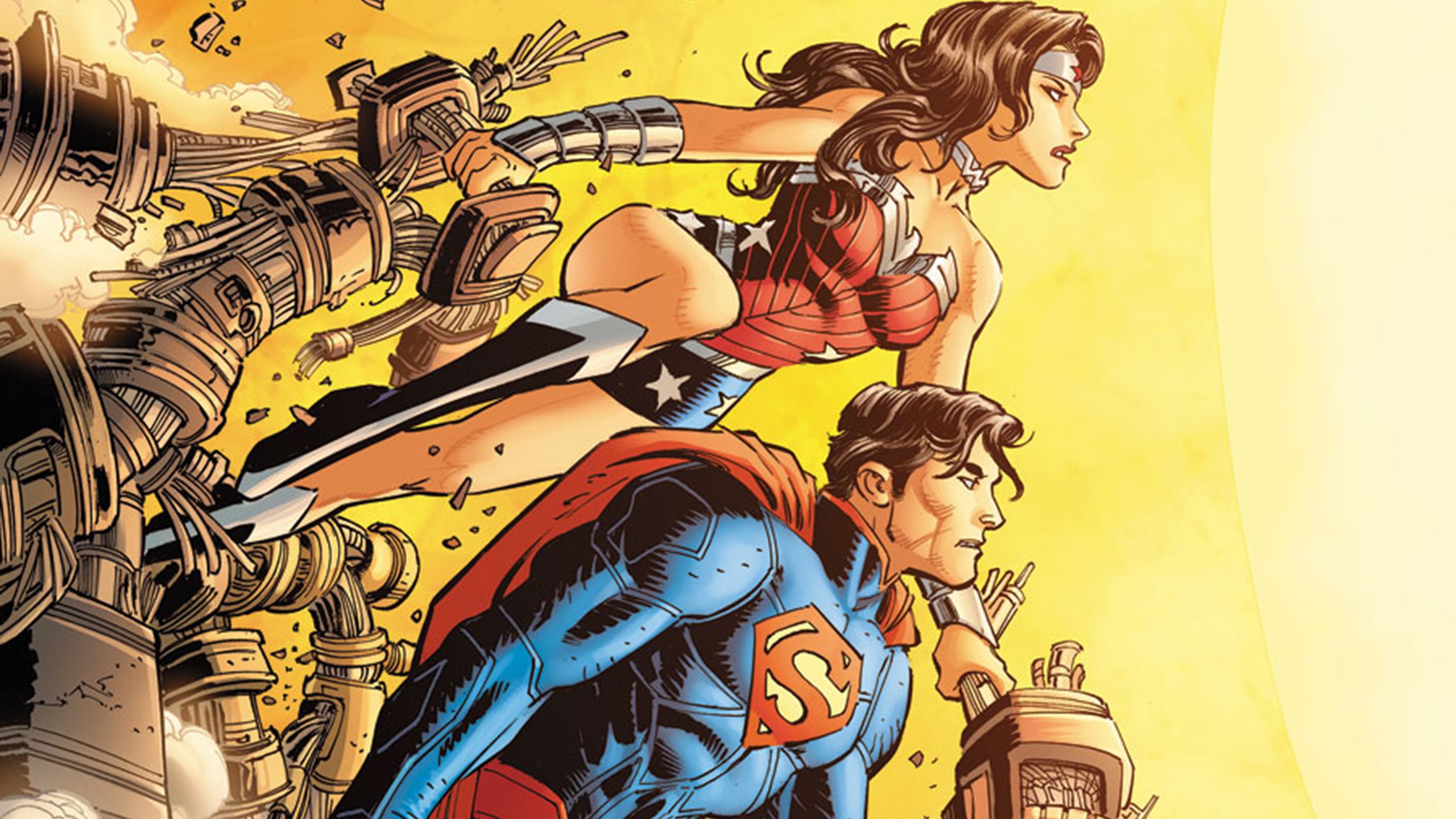 superman, And, Wonder, Woman Wallpaper