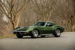 1970, Chevrolet, Chevy, Corvette, Stingray, Lt1, 350, 370, Hp, Convertible, Classic, Cars, Green