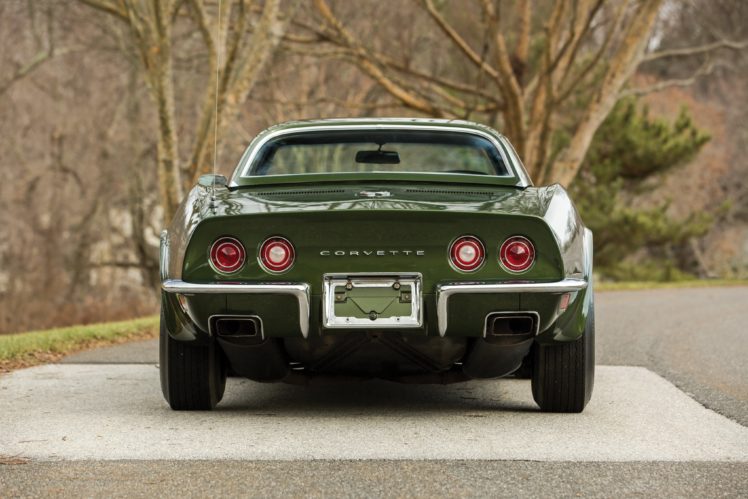 1970, Chevrolet, Chevy, Corvette, Stingray, Lt1, 350, 370, Hp, Convertible, Classic, Cars, Green HD Wallpaper Desktop Background