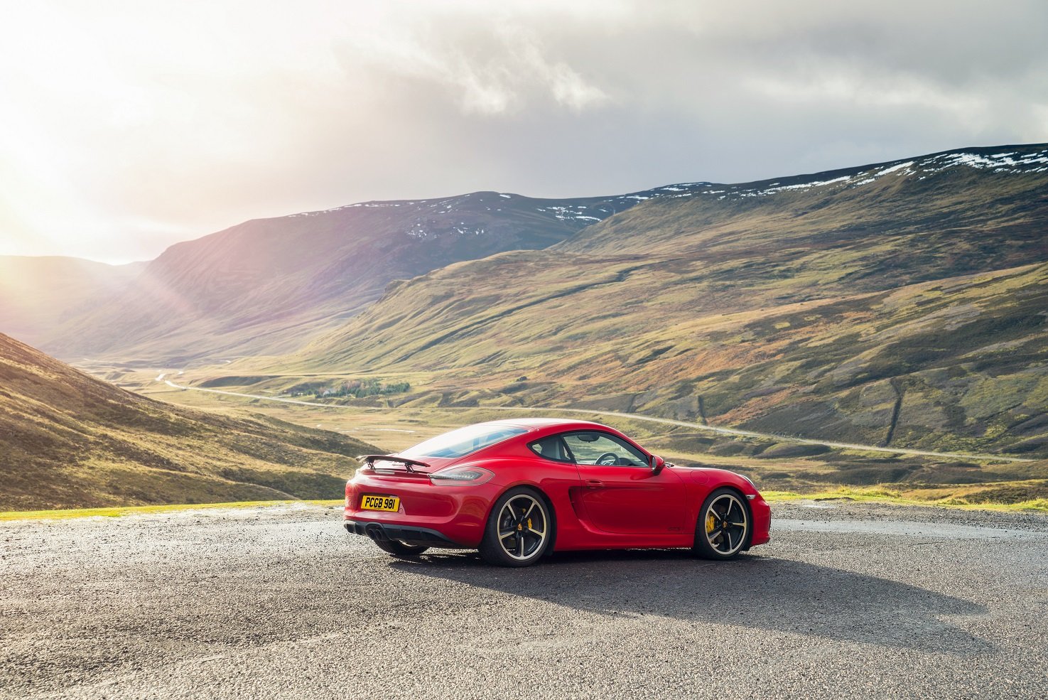 porsche, Cayman, Gts, Uk spec,  981c , Cars, Red, 2014 Wallpaper